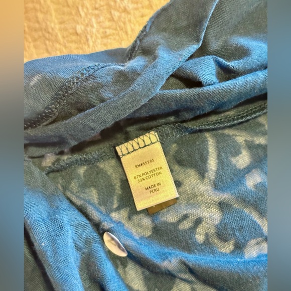 NWT Express Floral Burnout Long Sleeve Top - Picture 6 of 6